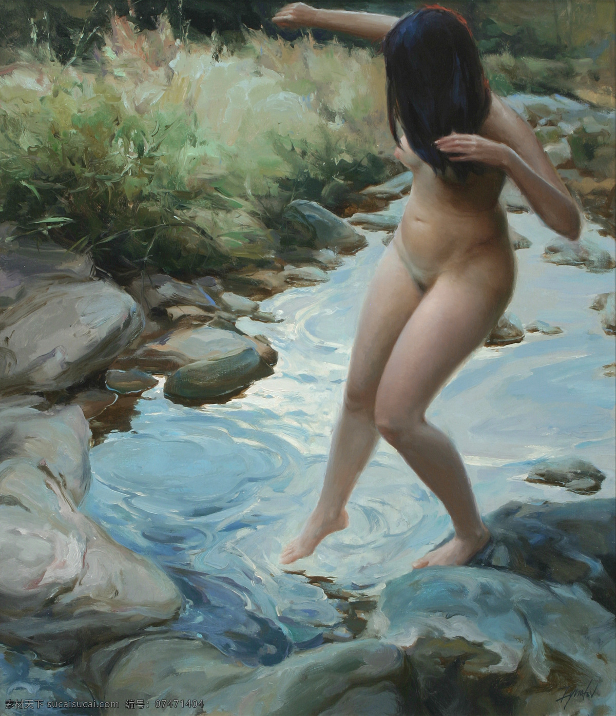 高清 西方 现代 人物 油画 国外 大师 油画作品 鐢 荤 浜 虹 墿 家居装饰素材