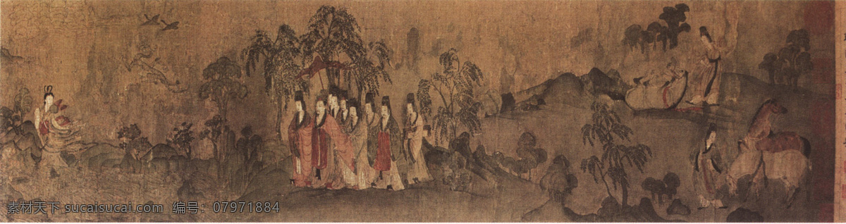 洛神赋图c 中国 名画 洛神赋 图 c 文化艺术 美术绘画 中国名画集锦 摄影图库 200