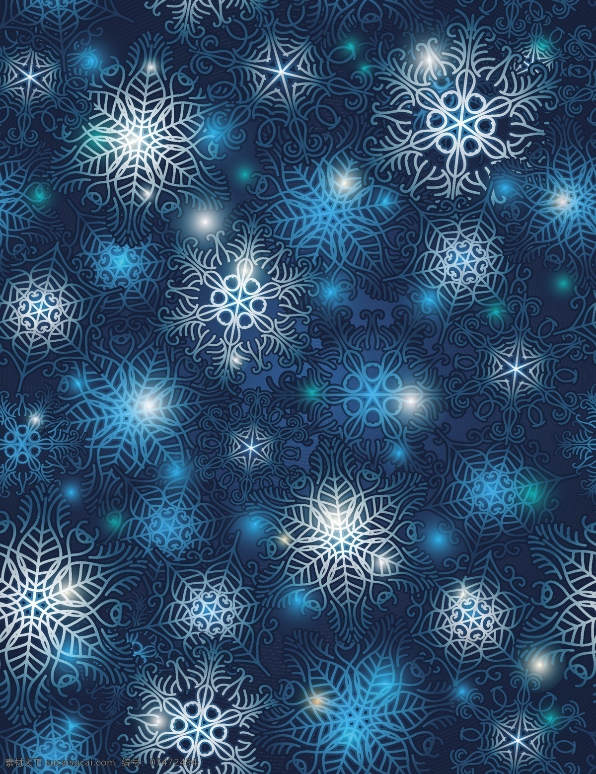 雪花 主题 背景 冬季 冬天 蓝色背景 闪耀 星星 冰晶 海报 海报背景图