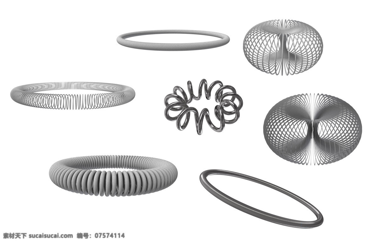 连续 弹簧 参数 驱动 教程 线圈 的教训 例如 环形弹簧 圆 3d模型素材 其他3d模型