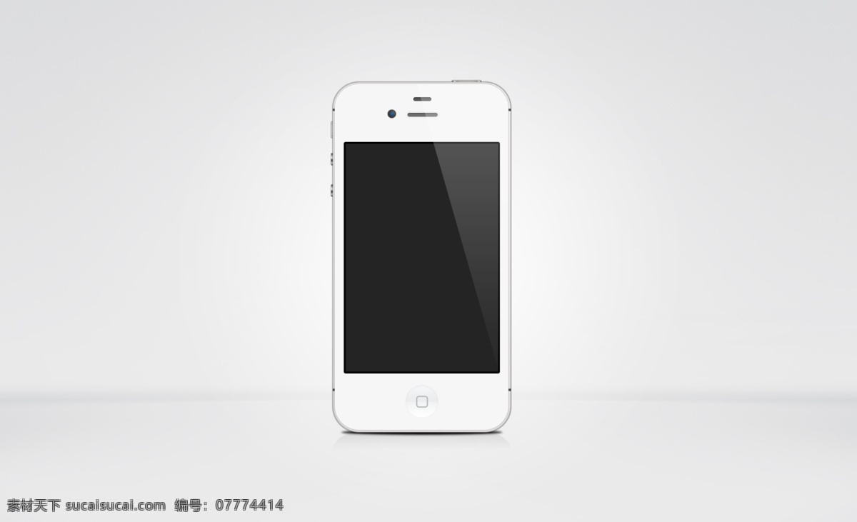 苹果手机 iphone4s portrait mockup 苹果 手机 phone apple 源文件 展示素材 分层