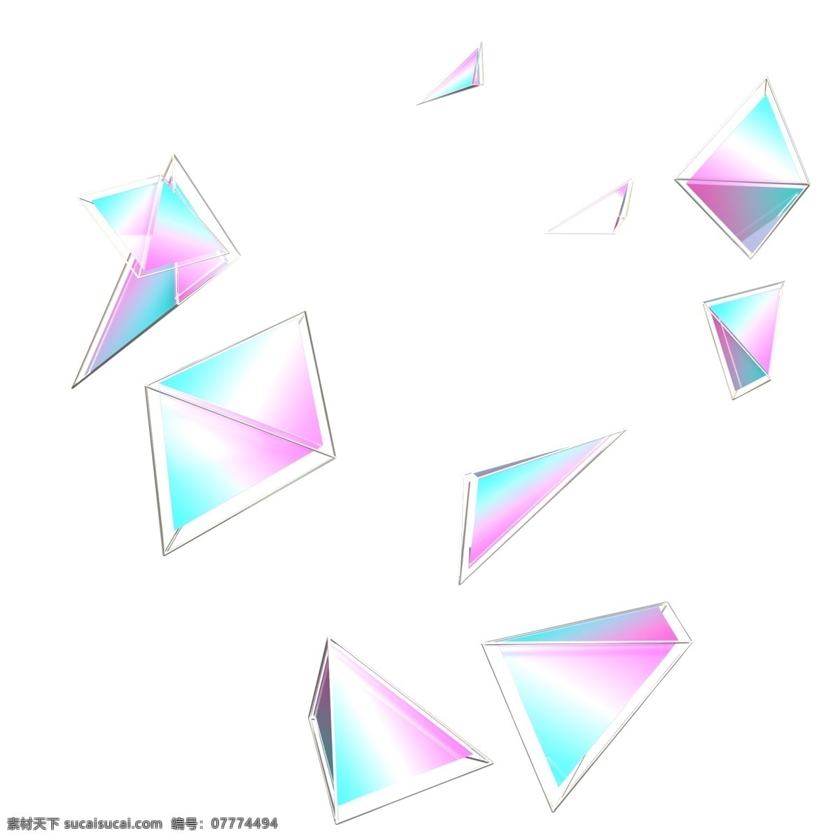 立体 漂浮 几何 元素 c4d 3d 渐变 浅色 漂浮几何 线条 浅色渐变 马卡龙色 三角形 正方形 圆形 彩带 促销 活动