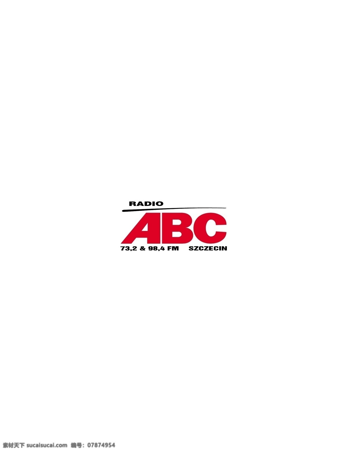 abc radio logo 设计欣赏 标志设计 欣赏 矢量下载 网页矢量 商业矢量 logo大全 红色