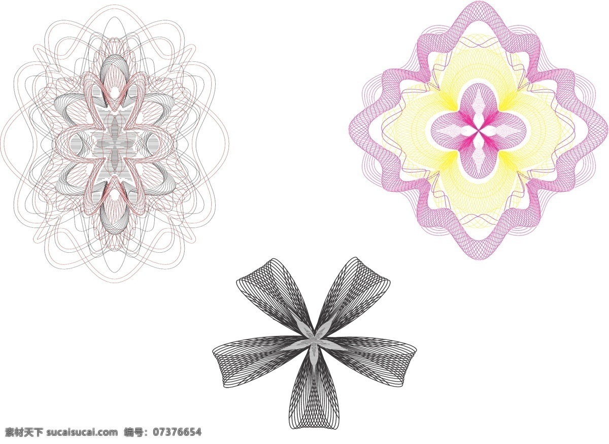 底纹防伪花 失量图 底纹边框 底纹背景 矢量图库