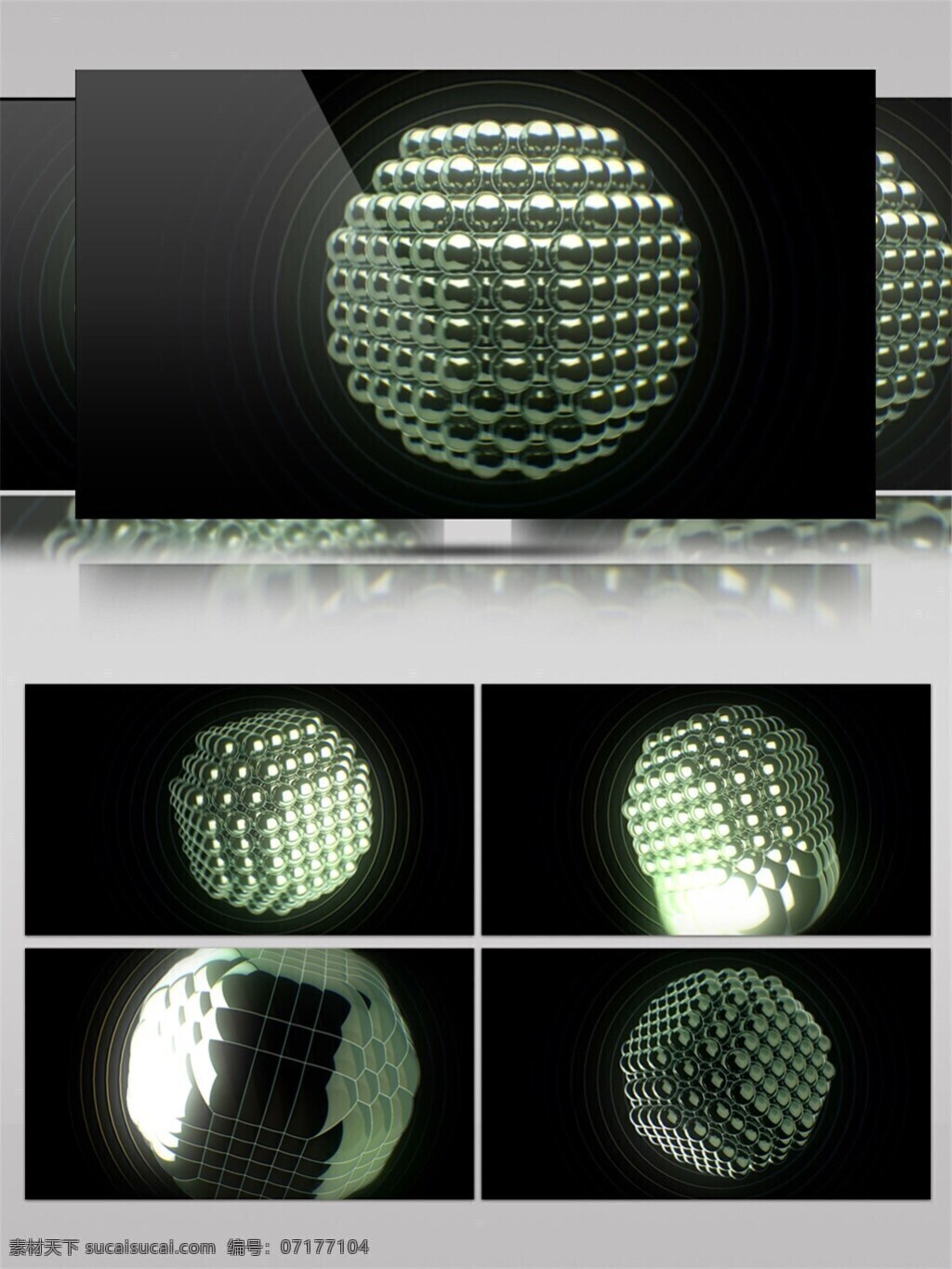 银色 方形 动态 视频 银色方格 正方形 几何立体 vj灯光 3d视频素材 特效 光