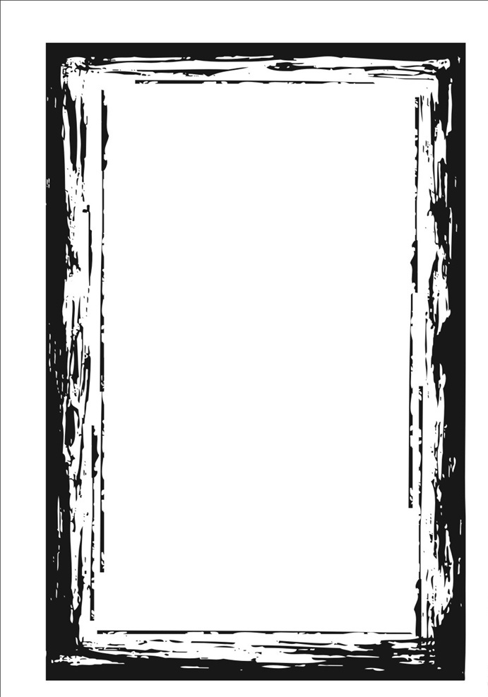 水墨 相框 边框 古典 复古 矢量框 相册框 木框 框架 封面