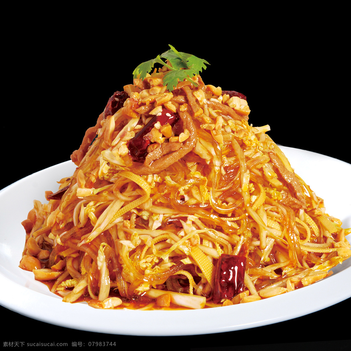 家常凉菜 凉菜 拌菜 拌白菜 白菜粉丝 家常菜 东北菜 特色菜 菜 美食 丑小鸭广告 餐饮美食 传统美食