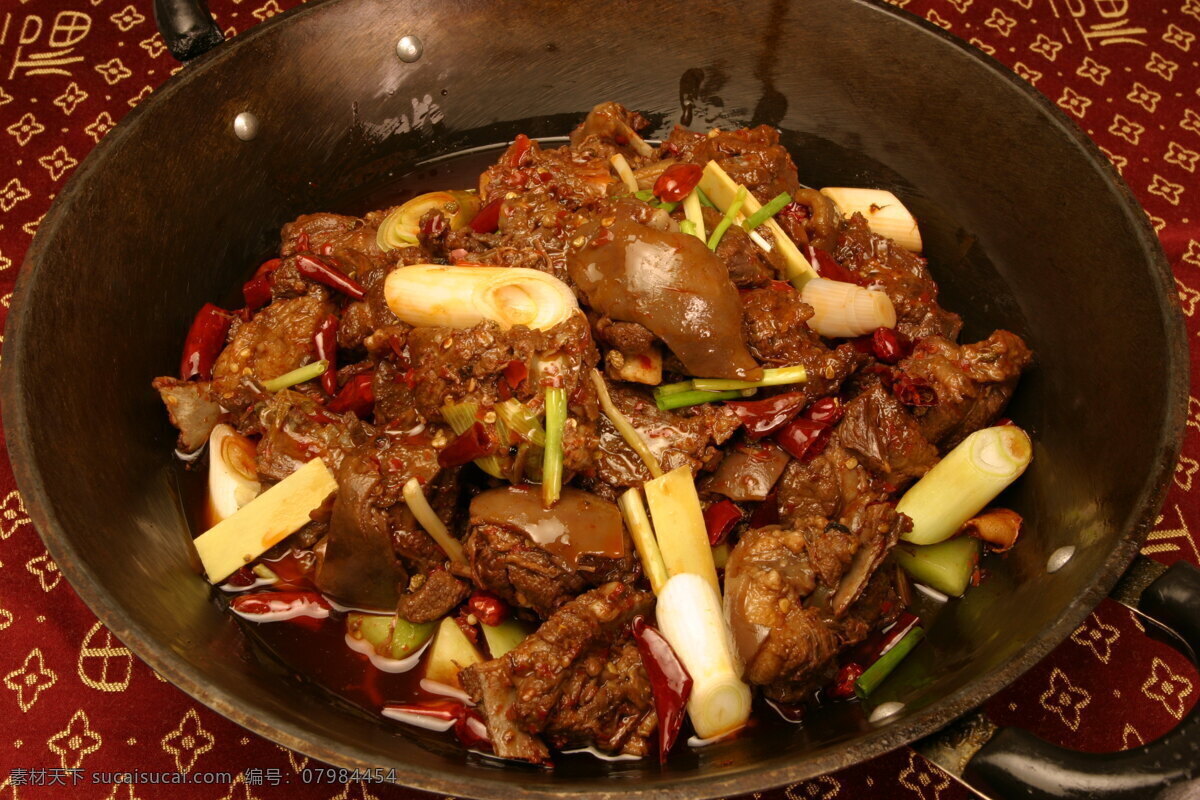 干锅狗肉 传统美食 餐饮美食