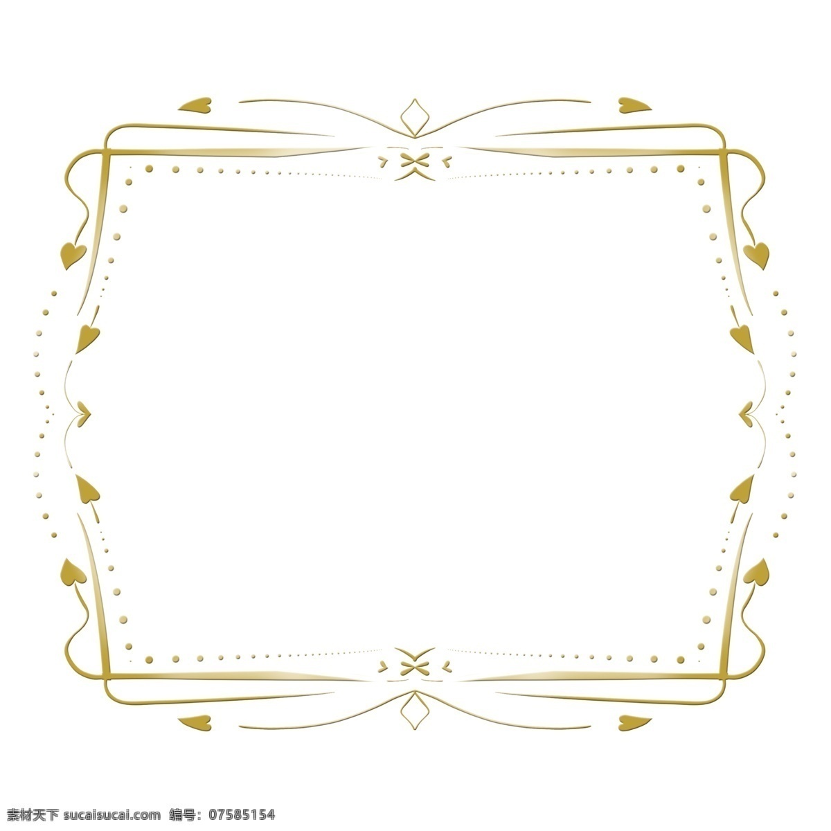 心形 花纹 欧式 边框 底纹 纹理