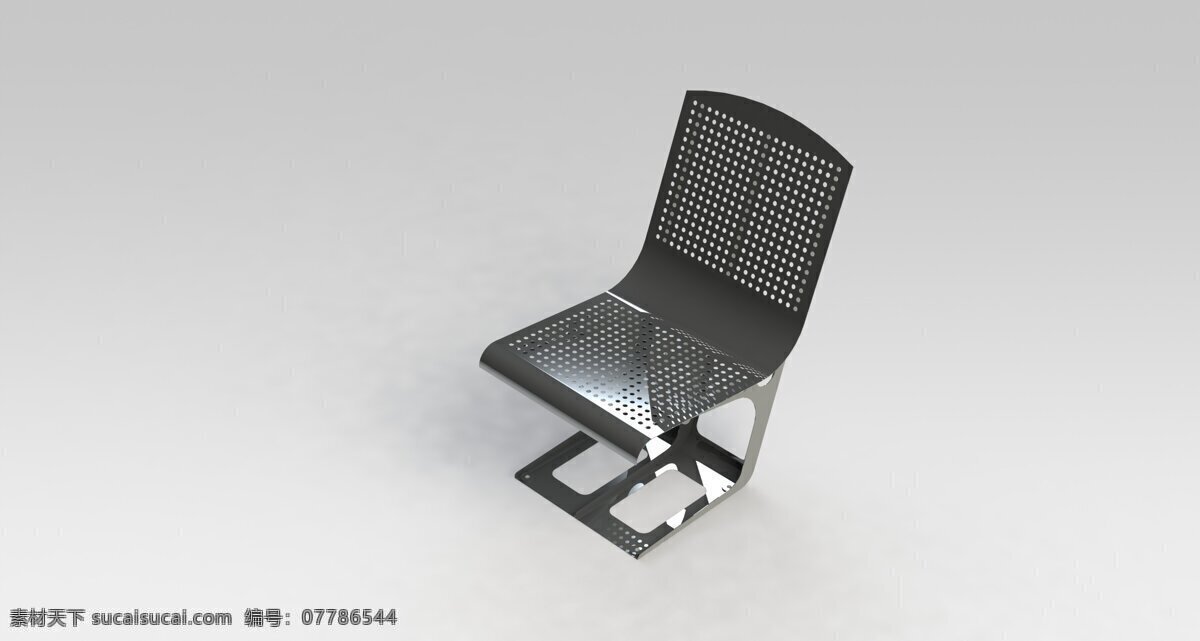 金属 椅子 工业设计 家具 室内设计 3d模型素材 家具模型