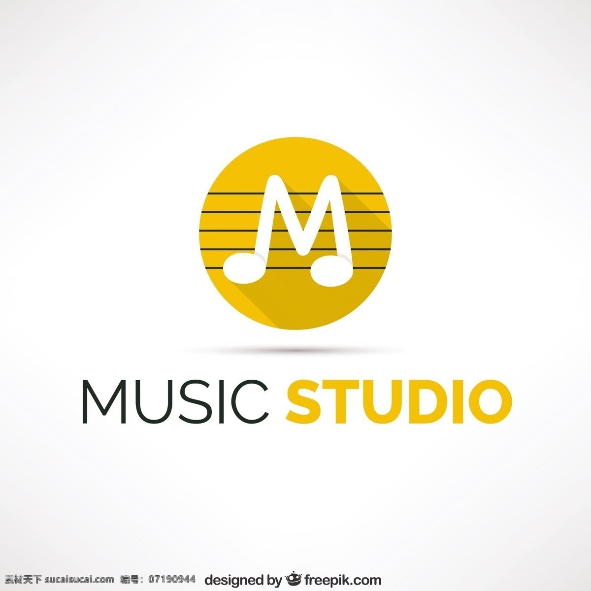 音乐工作室 标志 音乐 注意 企业 公司 音乐的音符 企业身份 工作室 身份标识 音乐的标志 音符 公司标志 白色