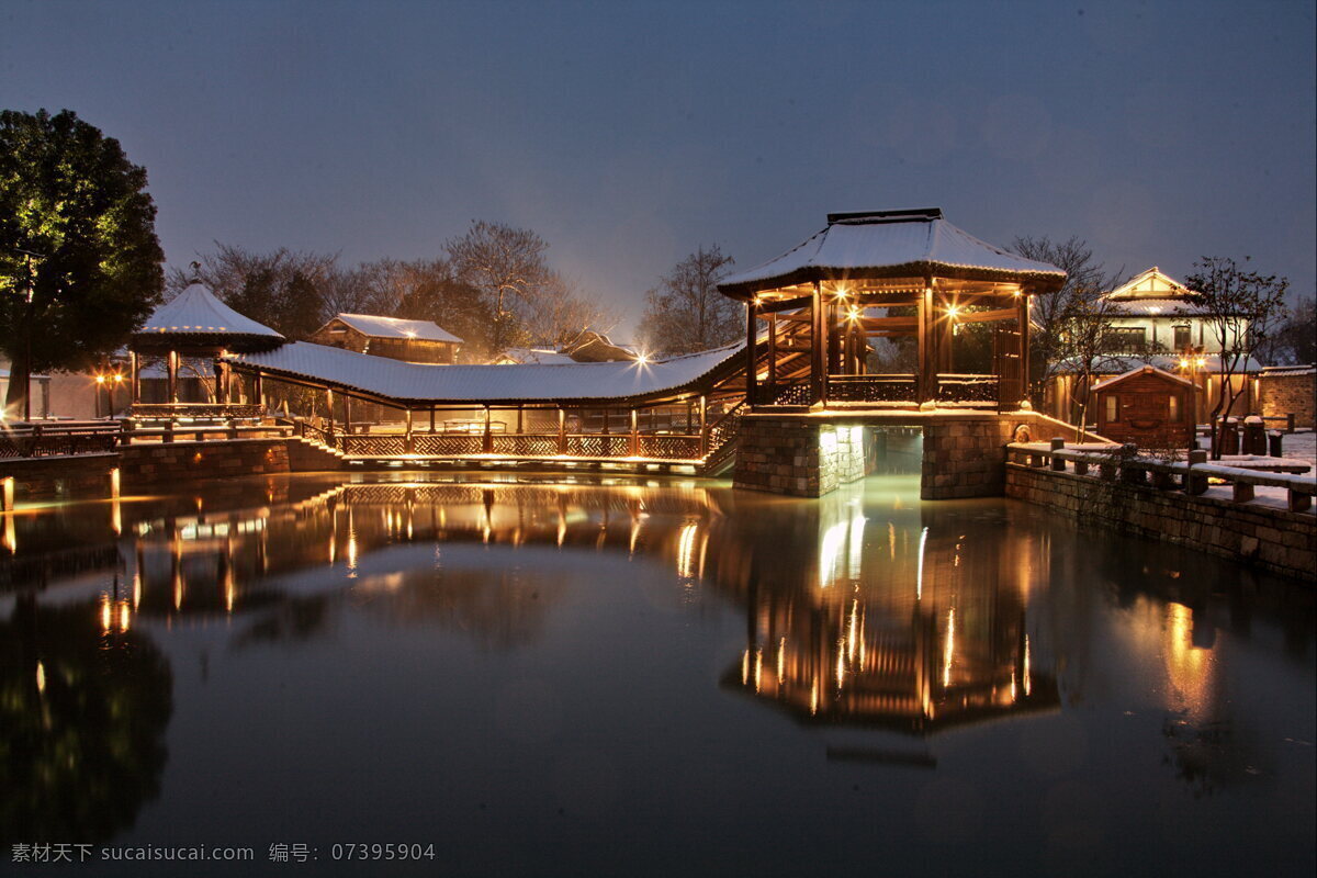 倒影 古建 古建筑 古镇 国内旅游 河流 旅游摄影 美景 乌镇夜色美景 乌镇 夜色 灯色 夜景 桥梁 装饰素材 灯饰素材