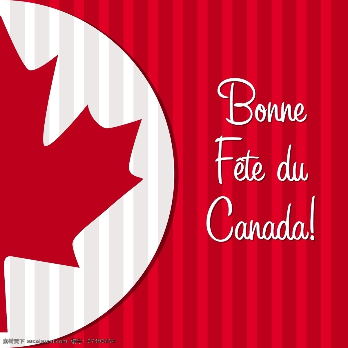 加拿大 国庆日 快乐 枫叶 卡 矢量 格式