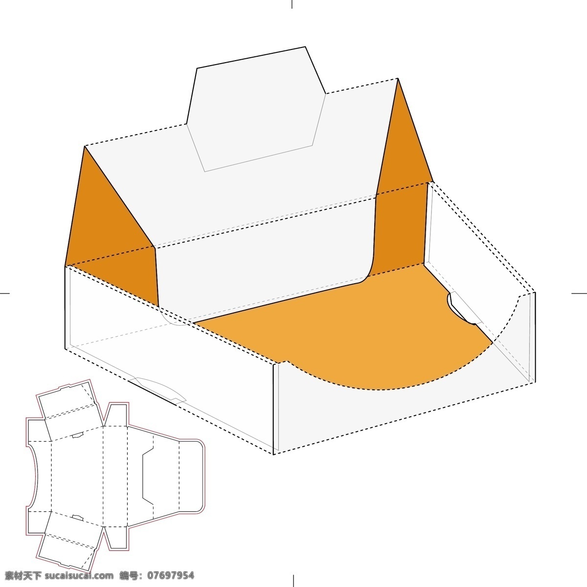 包装盒设计 包装盒模板 包装盒 展开示意图 手绘 纸盒包装 矢量 包装设计
