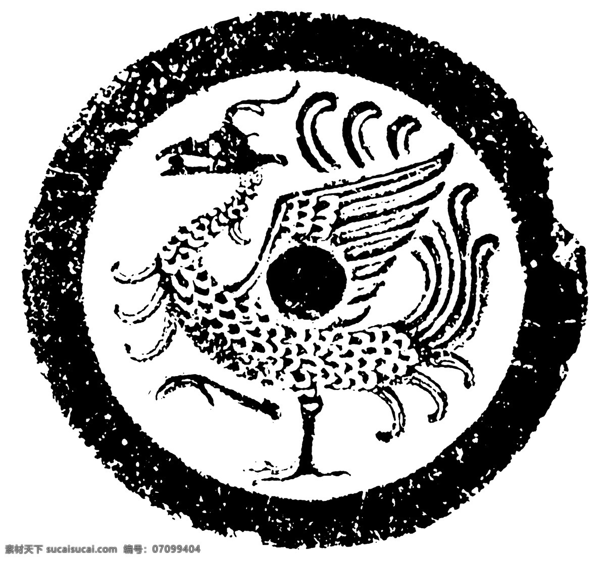 瓦当图案 秦汉时期图案 中国传统图案 图案111 图案 设计素材 瓦当纹饰 装饰图案 书画美术 白色