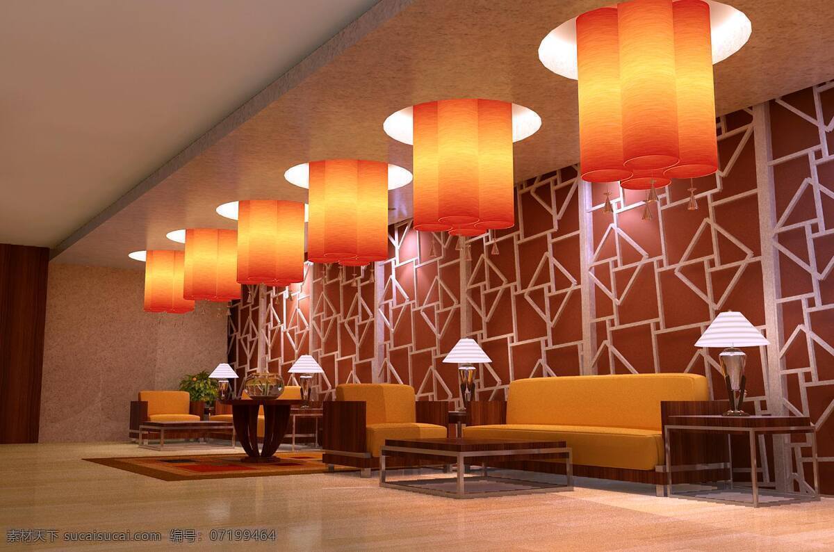 中式 餐厅 餐厅设计 环境设计 沙发 室内设计 中式餐厅 室内 家居装饰素材