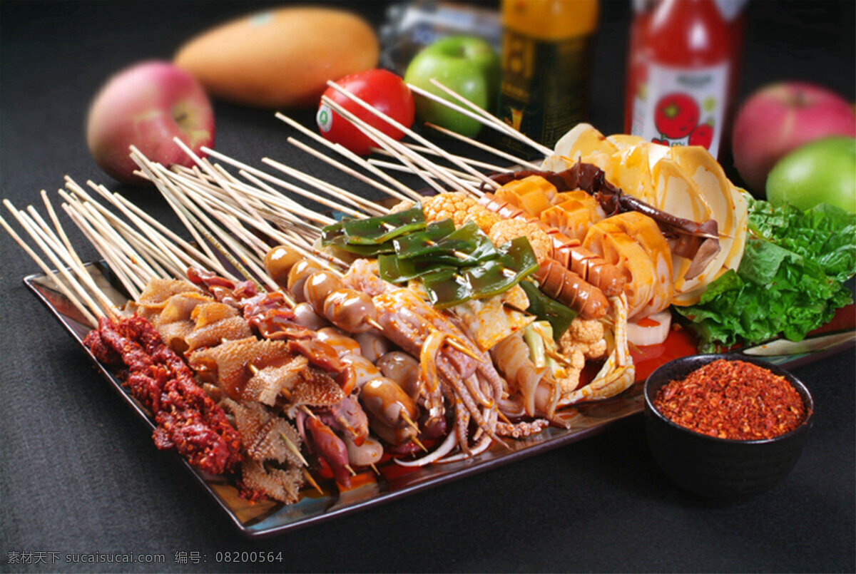 串烧 美食 传统美食 餐饮美食 高清菜谱用图