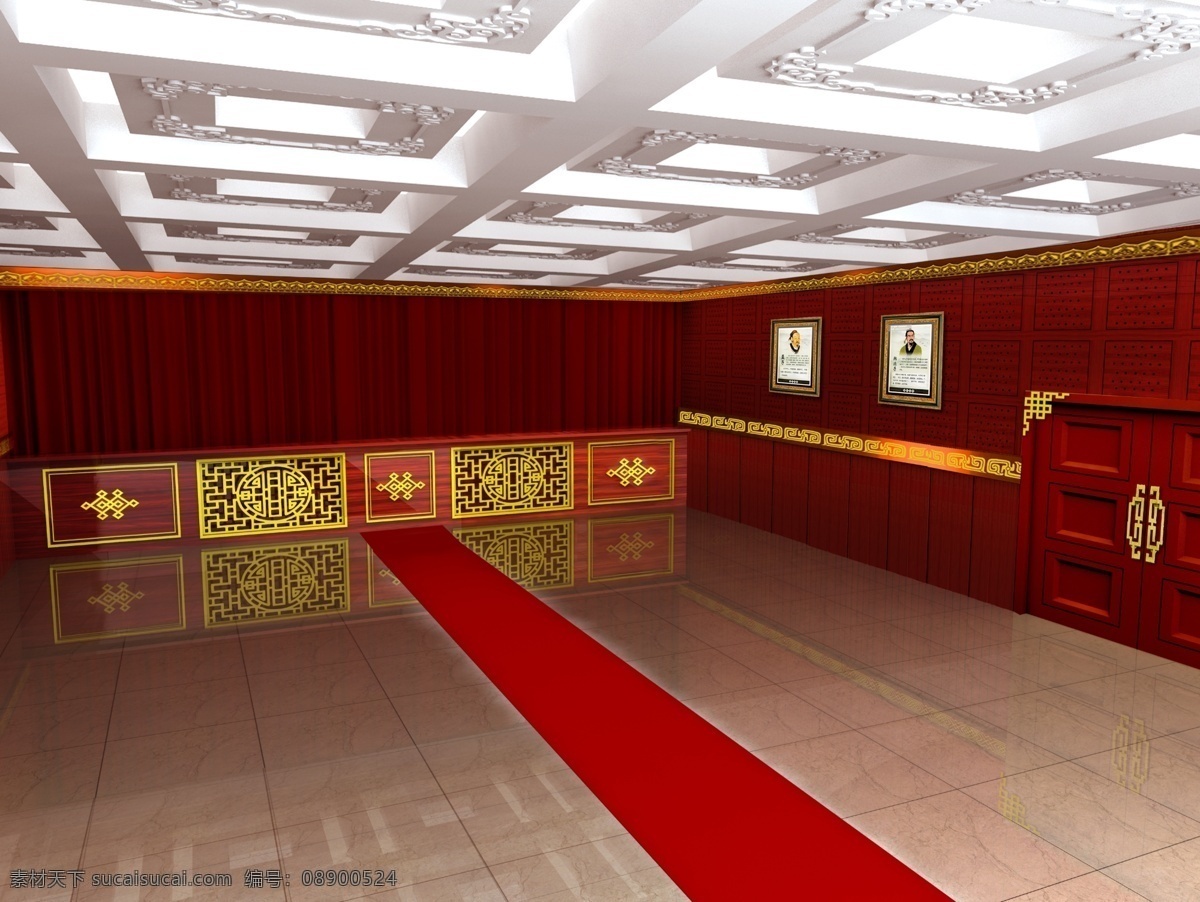 展览室设计 展览室 展览馆 展览厅 3d设计 3d效果图 展览风格 展览柜子 会议厅 德力海广告