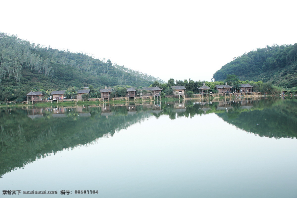 湖泊 房子 风景 天空 蓝天白云 度假 美景 自然景观 自然风景 旅游摄影 旅游 树木 山水风景 风景图片