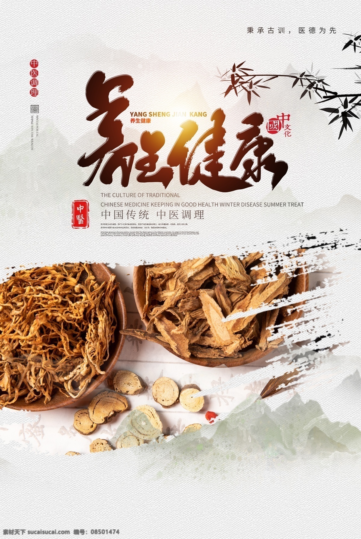中医养生 传统 活动 海报 素材图片 中医 养生 社会 公益 宣传
