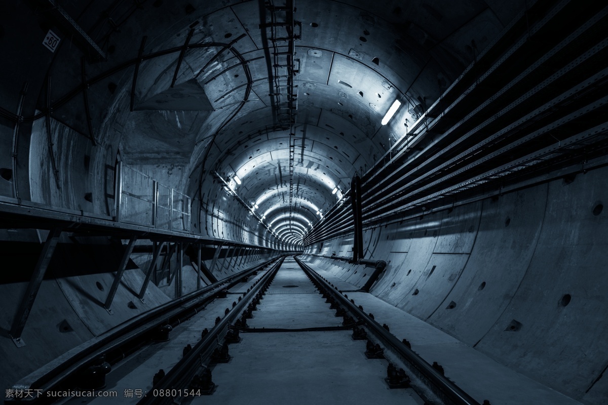 轨道 交通 隧道 地铁遂道 铁路 轨道交通 隧道摄影 公路图片 环境家居