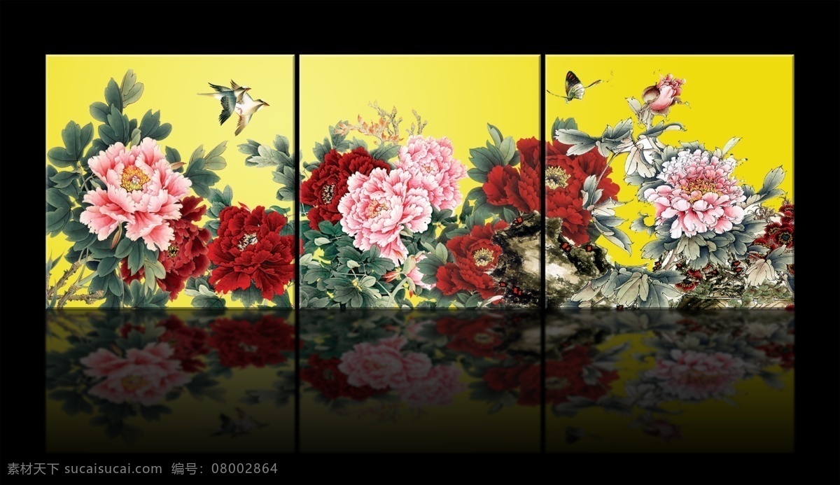 富贵 高清 高清国画 工笔画 蝴蝶 花鸟画 绘画 牡丹花 山水画 书法 牡丹 水墨 花鸟 国画 无 框 画 水墨画 艺术 图层 印章 意境 装饰素材