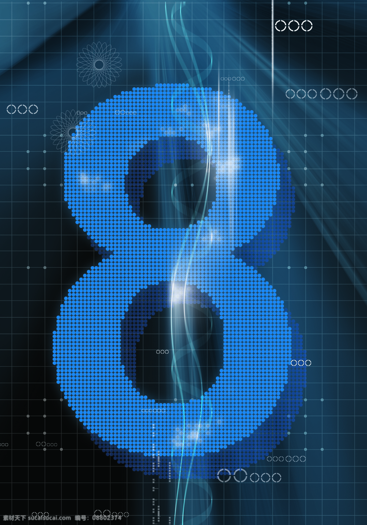 数字 密码 分层 文件 源文件 psd源文件 科技 数字密码8 数字密码 荧光屏