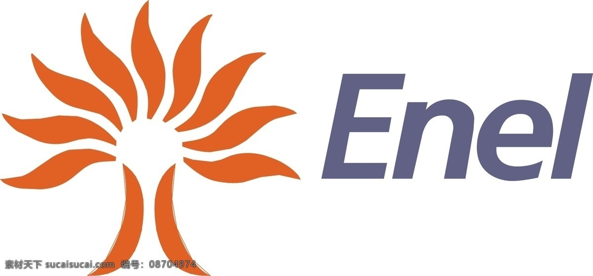 意大利 国家电力公司 免费 enel spa标识 标识 psd源文件 logo设计