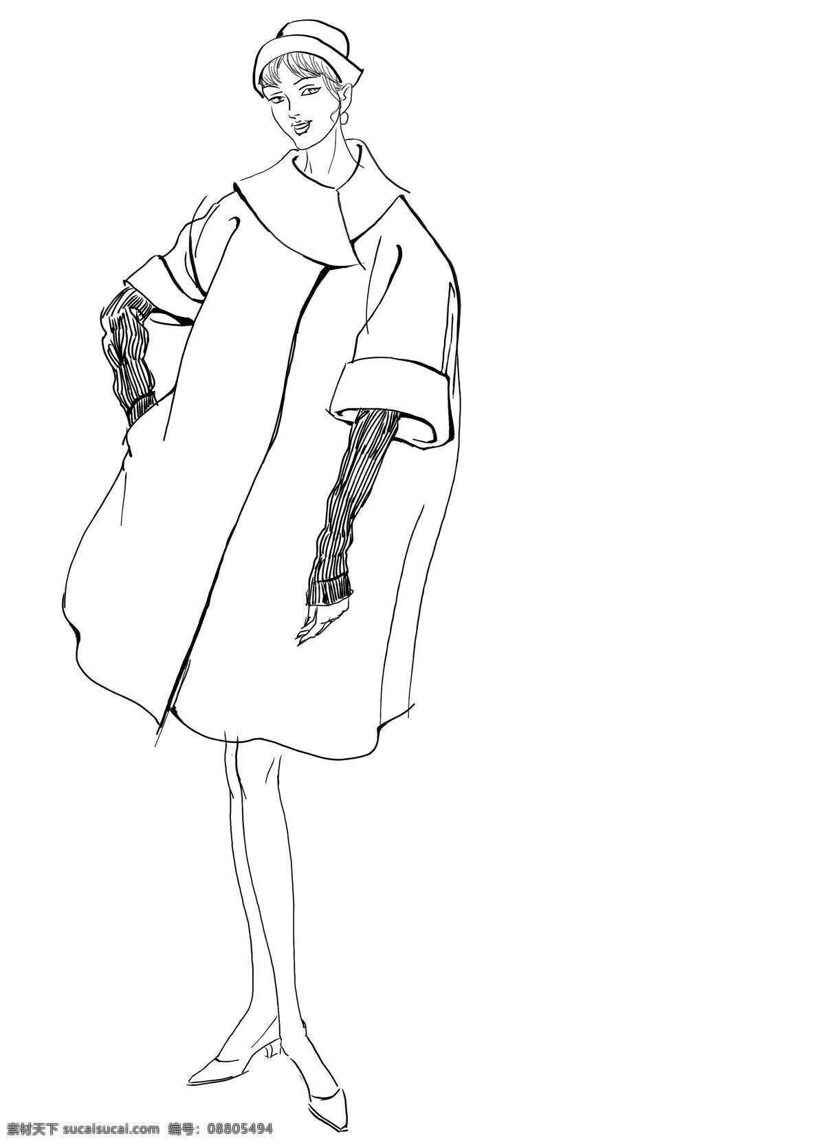 动漫动画 动漫人物 服装 服装设计素材 妇女 美女 女 女性 服装设计 设计素材 模板下载 素描 其他服装素材
