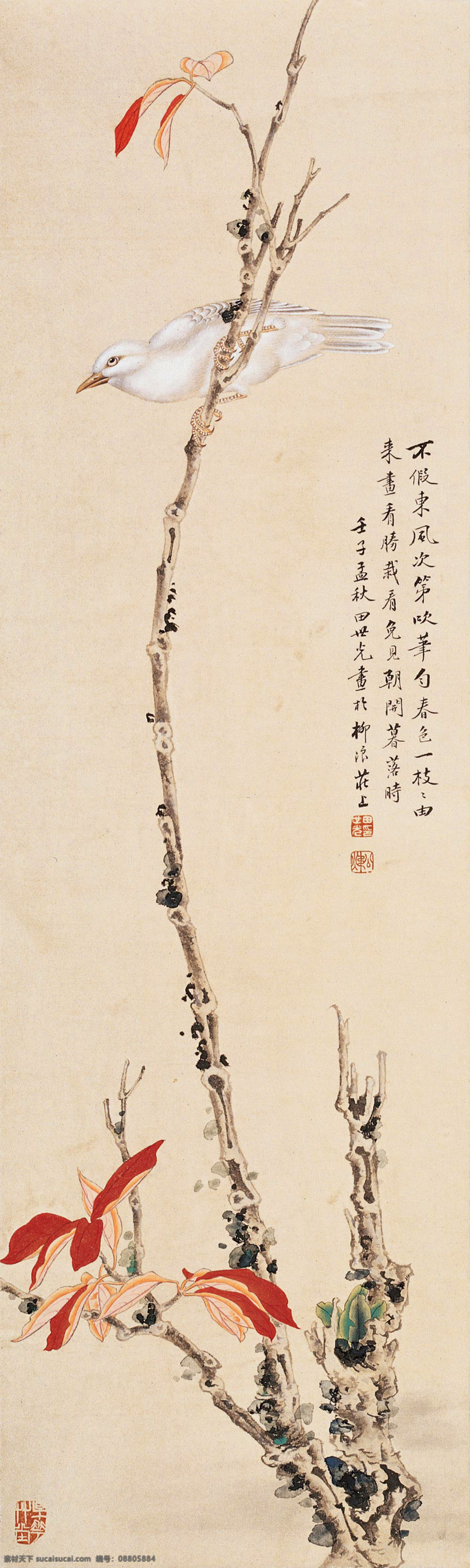 国画 花鸟 装饰画 无框画 水墨画 工笔画 山水画 绘画 花卉 田世 国画素材 文化艺术 绘画书法