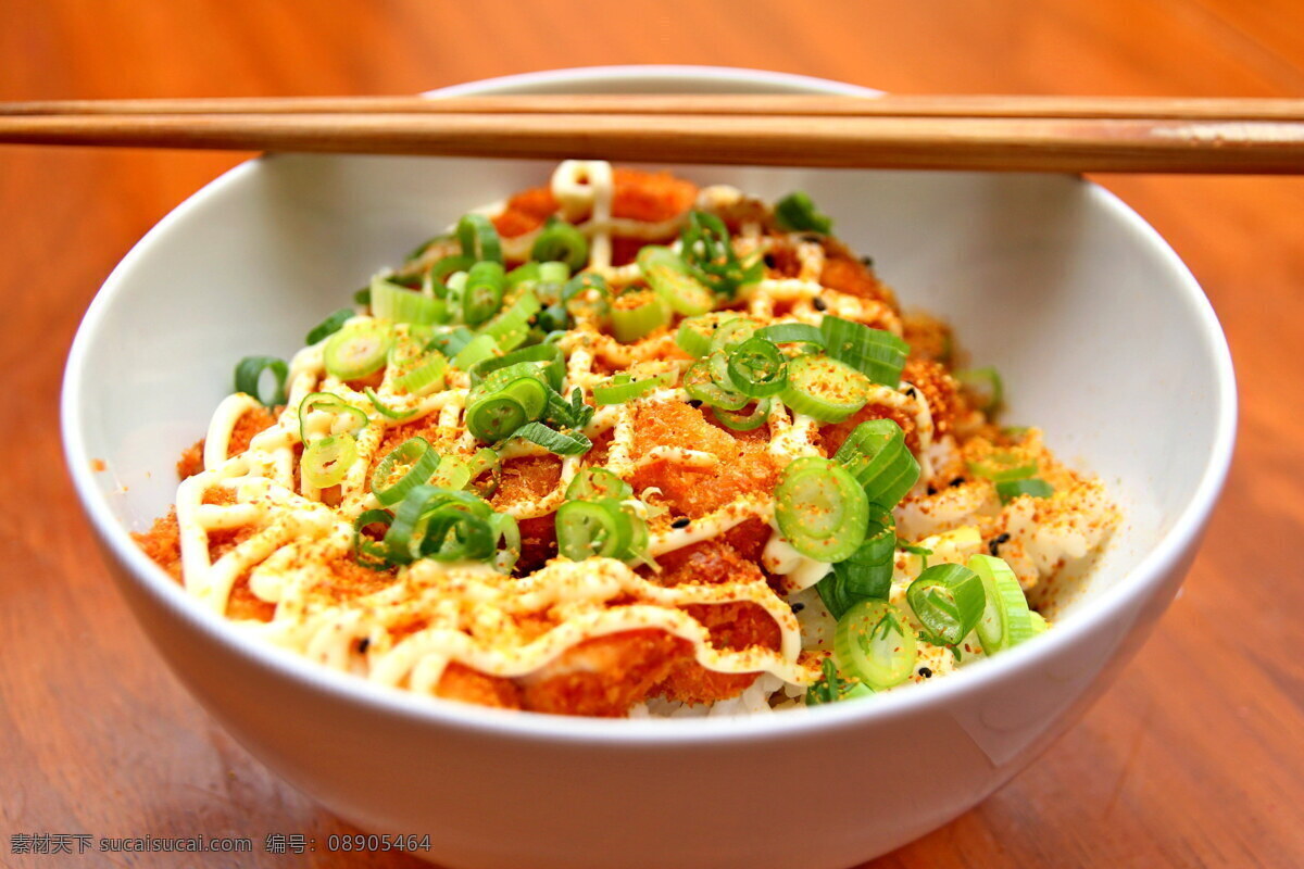 美味 凉拌 高清 面条 面食 瓷碗 碗 筷子