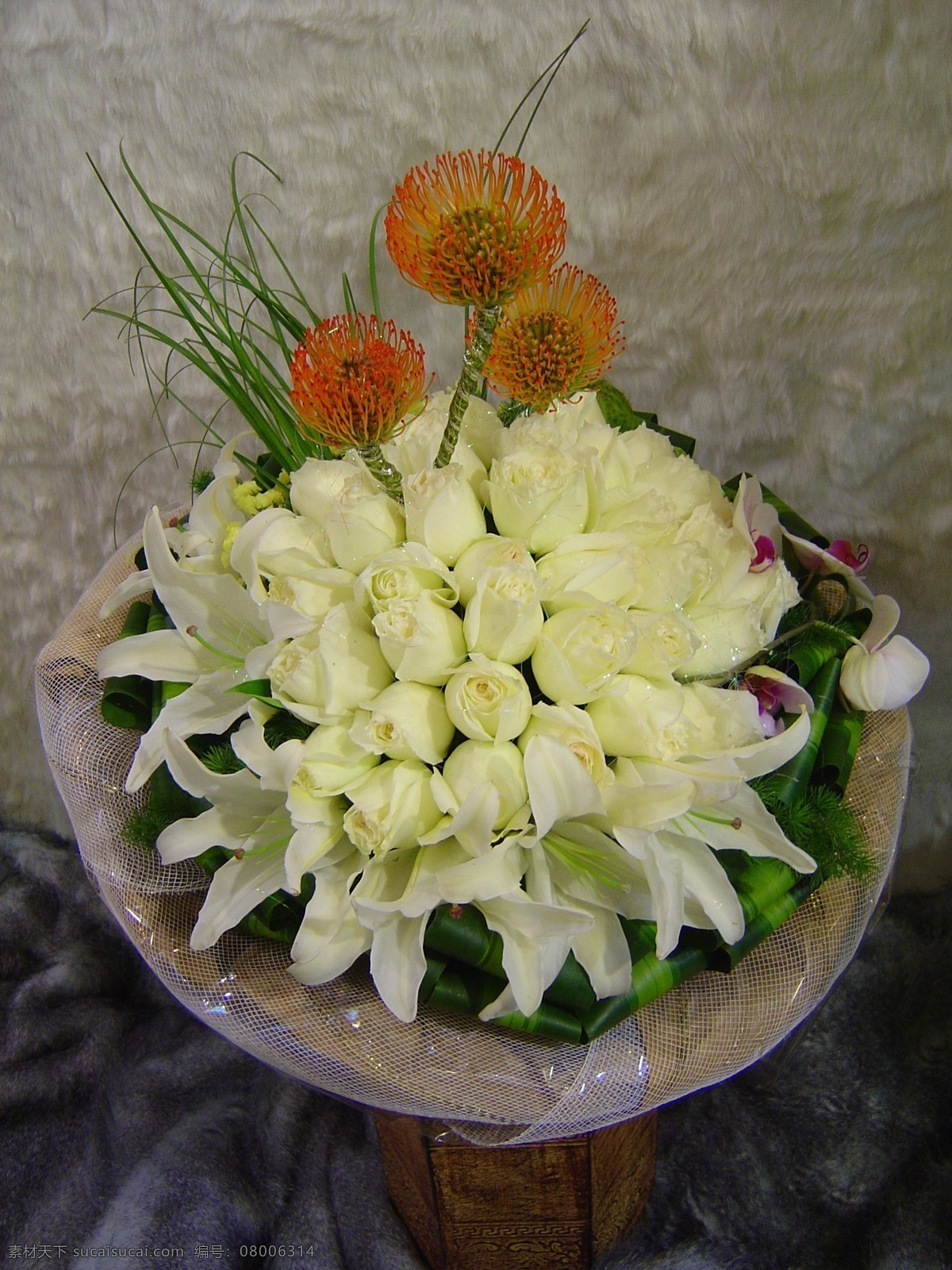 节日 花束 百合花束 节日庆祝 情人节花束 文化艺术 节日花束 白玫瑰花束 生日花束 节日素材 情人节七夕