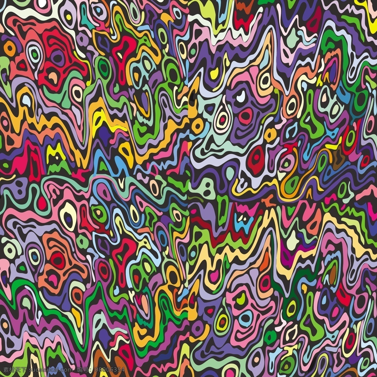 抽象画 背景 抽象画的背景 矢量图 花纹花边