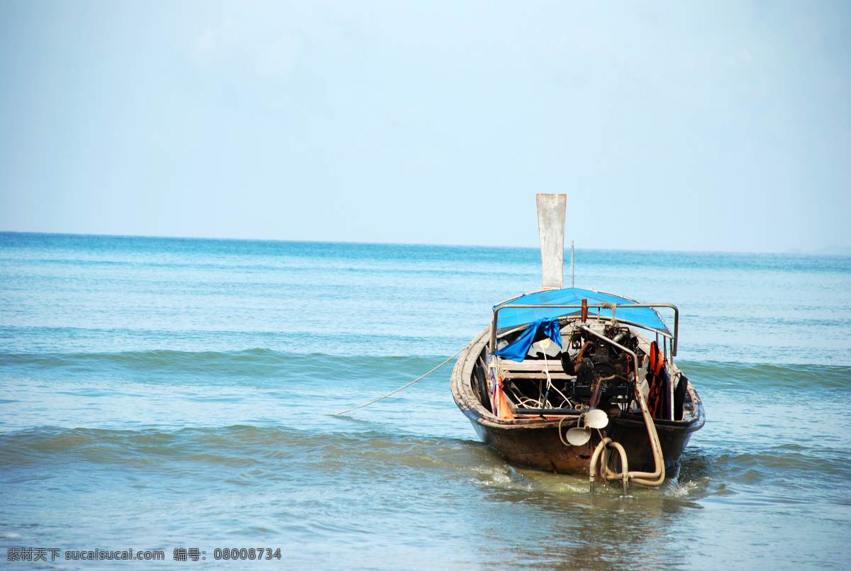 海上 孤 船 国外旅游 海滩 旅游摄影 泰国 上孤船 甲米 psd源文件