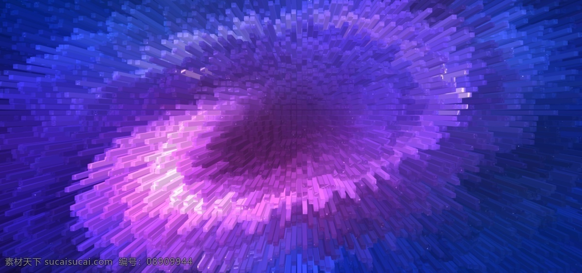 3d 抽象 柱状 背景 banner 抽象渐变 炫彩 放射状 星空背景 抽象柱状 放射 方块状 星空