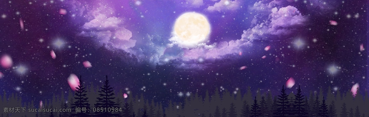 清新 森林 系 banner 背景 绿色背景 绿野仙踪 梦幻 梦幻背景 梦幻森林 梦幻森林背景 魔法城堡 魔法森林 蜻蜓仙子 热带森林 树林