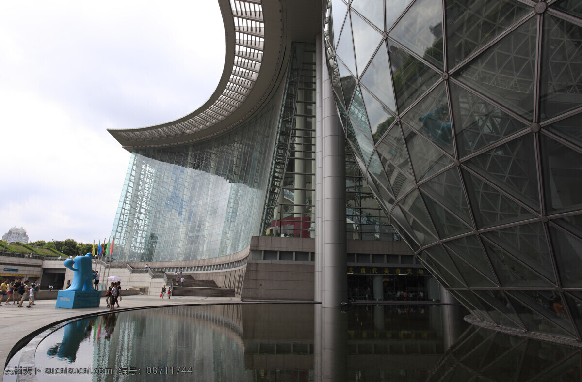 博物馆 风景名胜 建筑景观 科普 山水风景 田园风光 上海 科技馆 上海科技馆 博物院 自然风景 旅游印记 自然景观 矢量图 现代科技