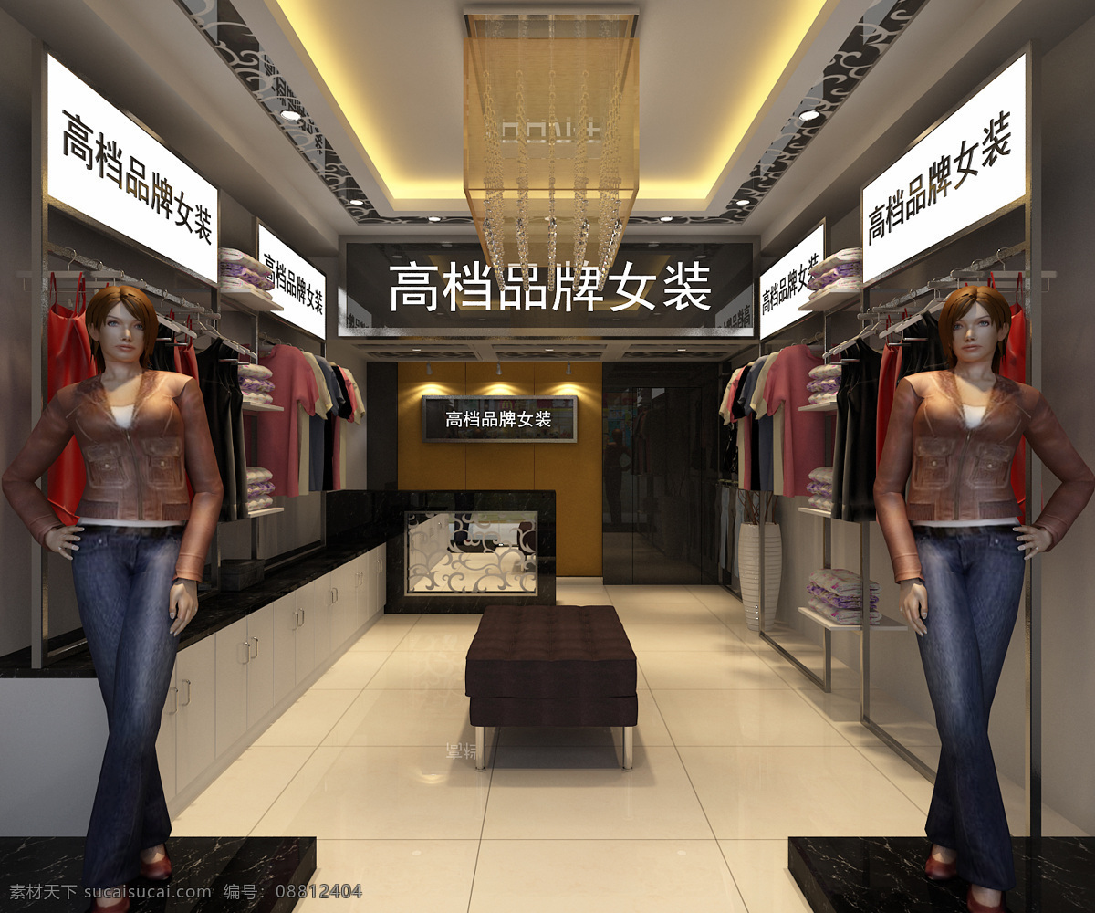 3d设计 窗户 店面设计 吊灯 服装店 前台 室内设计 店面 效果 设计素材 模板下载 店面设计效果 桂林装饰 室内装饰 效果图 桂林鼎合 塑料模特
