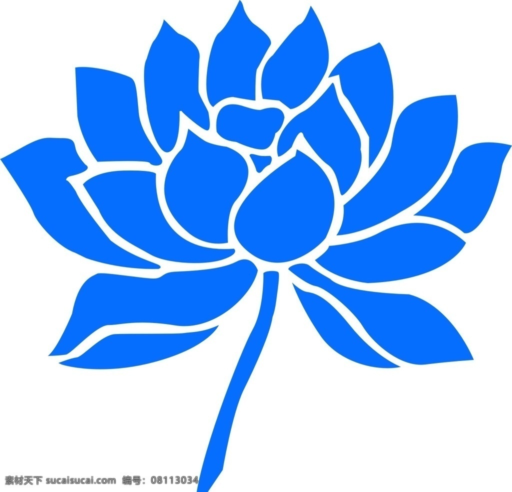 蓝 莲花 logo 标志 蓝色 矢量图 蓝莲花 许巍 标志图标 其他图标