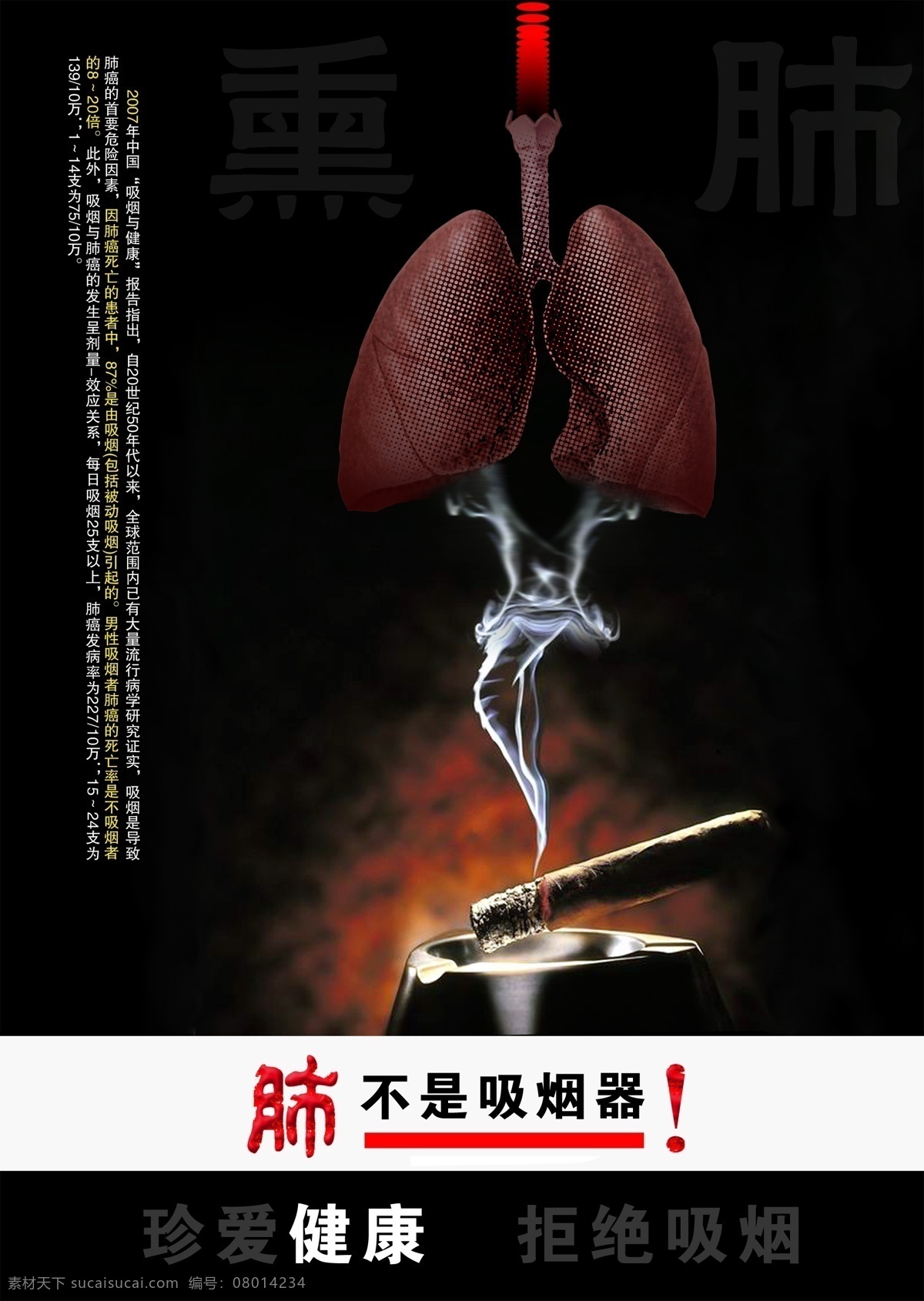 分层 肺 公益广告 戒烟公益广告 源文件库 戒烟 公益 广告 模板下载 燃着的烟头 展板 公益展板设计