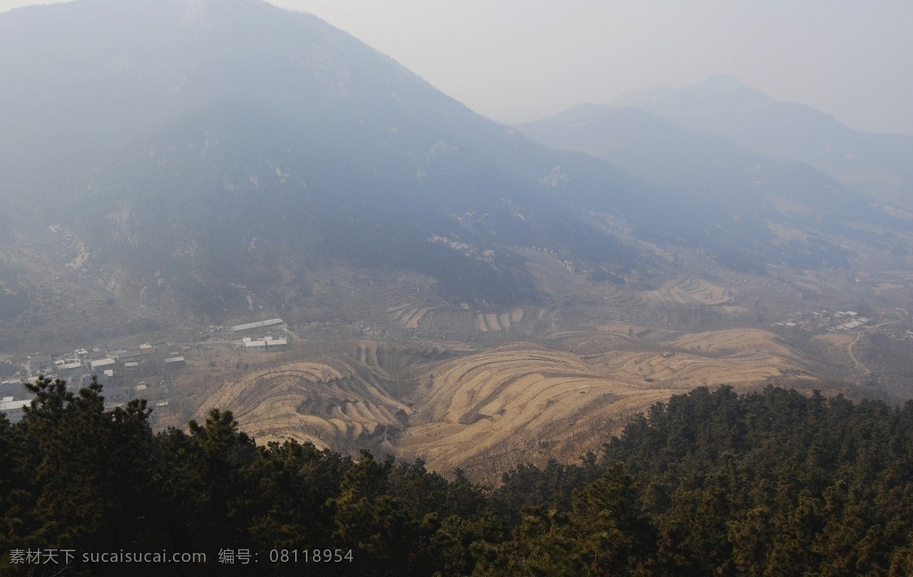 山村 登山 冬景 驴行 野外摄影 山坳 田园风光 自然景观