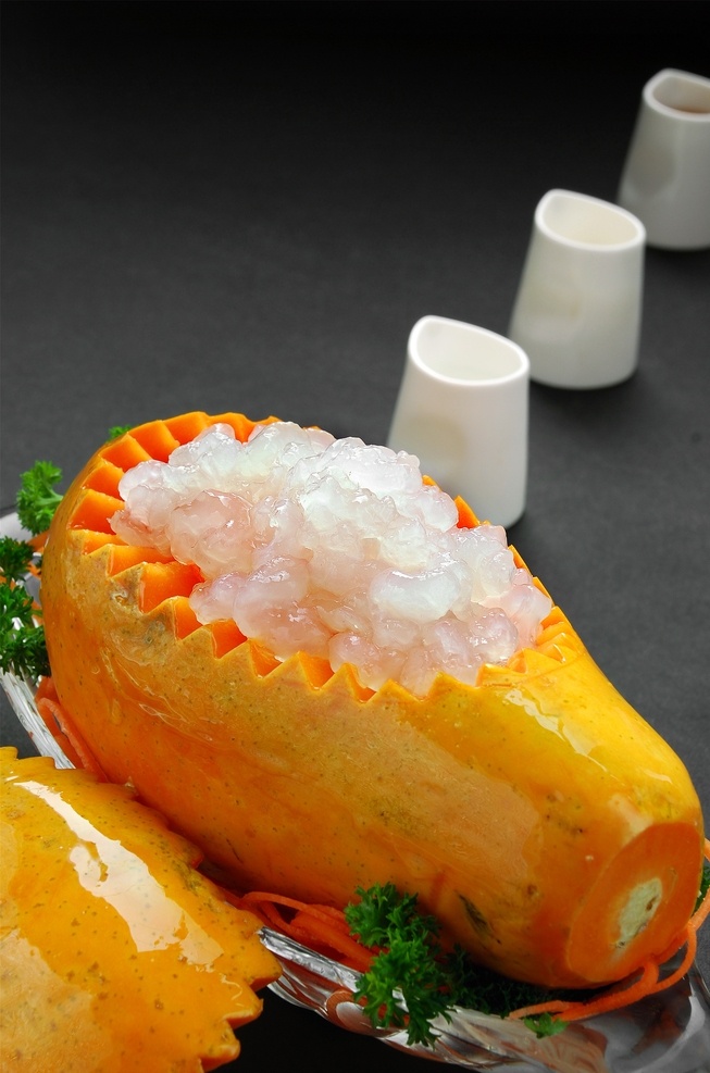 木瓜 炖 雪 蛤 木瓜炖雪蛤 美食 传统美食 餐饮美食 高清菜谱用图