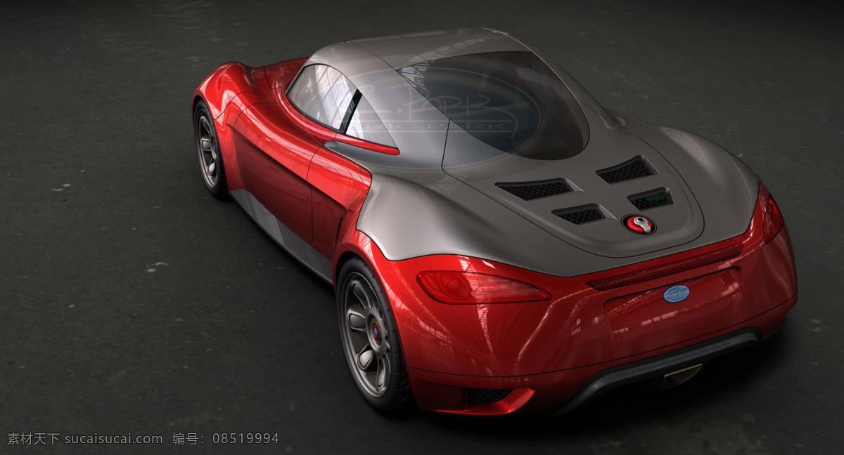 组 曼巴 超级 跑车 supercarbodychallenge 黑色