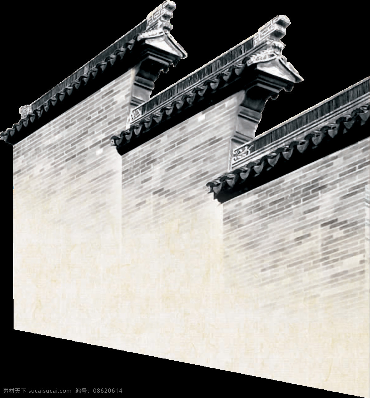 中式 传统 马头 墙 徽派 建筑设计 元素 灰白色 风格 古代建筑 黑白 灰色 中国风 古典 古风
