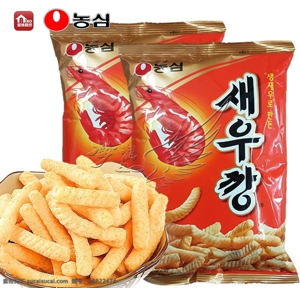 韩国 农 心 原味 虾条 农心 虾脆 脆条 膨化 食品 生活百科 餐饮美食