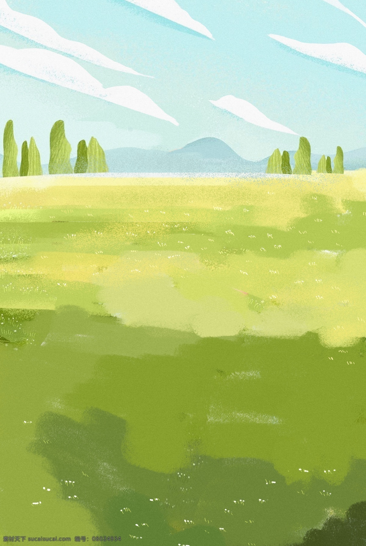 绿色 春天 背景 春天背景 绿色背景 大草原背景 psd背景 简约背景 通用背景 海报背景 简约