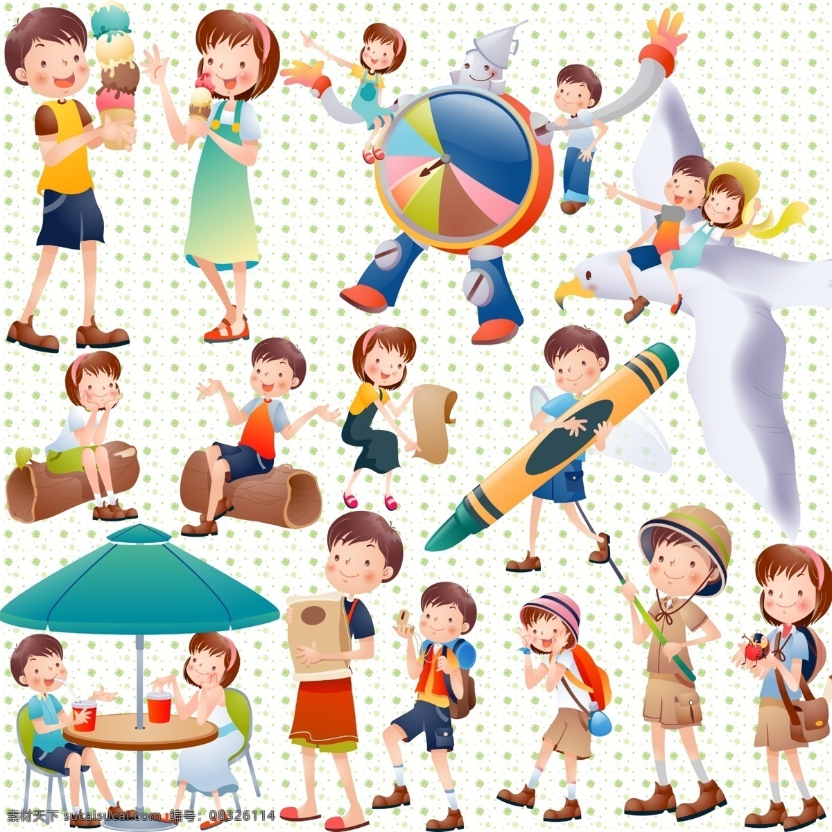 分层 儿童 卡通 可爱 快乐 暑假 玩耍 夏天 模板下载 快乐儿童暑假 游玩 源文件 海报 促销海报