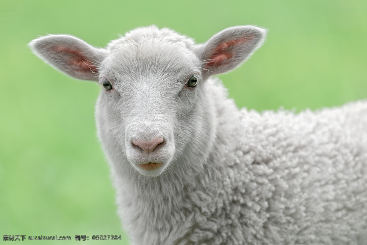 绵羊摄影 羊羔 绵羊 羊 家畜动物 动物摄影 陆地动物 生物世界 绿色
