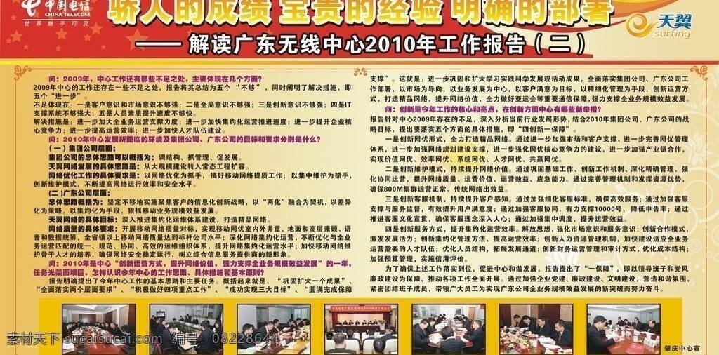 中国电信 电信 解读 宽带 商务 天翼 宣传栏 展板模板 中国 矢量