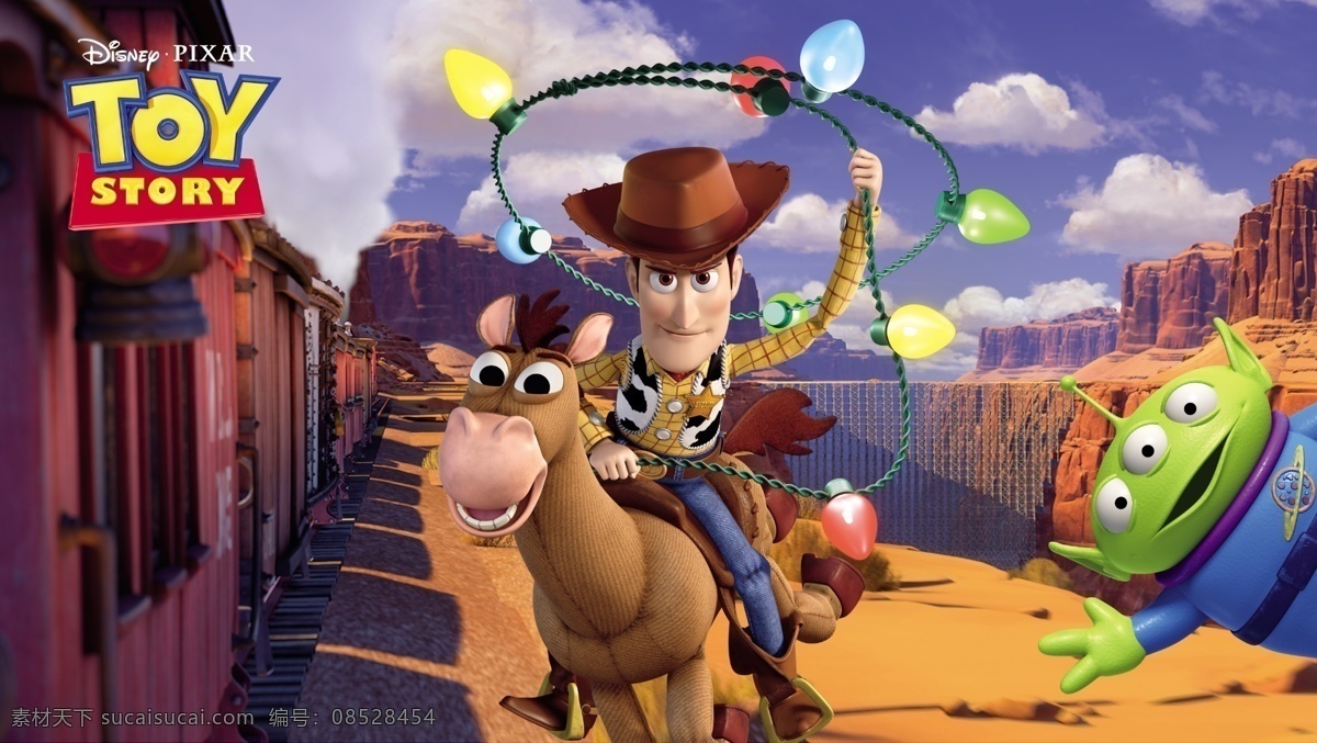 玩具总动员 迪士尼 woody toy story 驴 分层 源文件